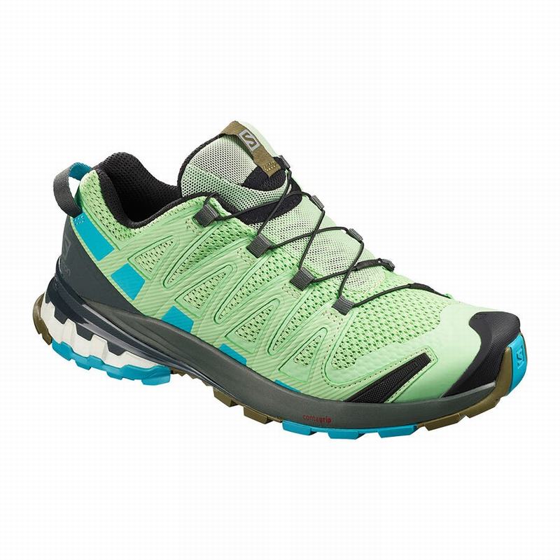 Salomon XA PRO 3D V8 Zapatillas Trail Running Mujer - Verde - Colombia (84290-HLEN)